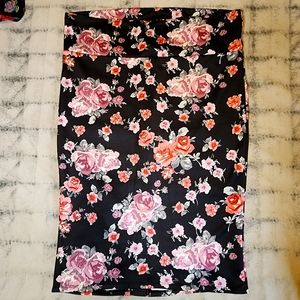 Torrid floral pencil skirt